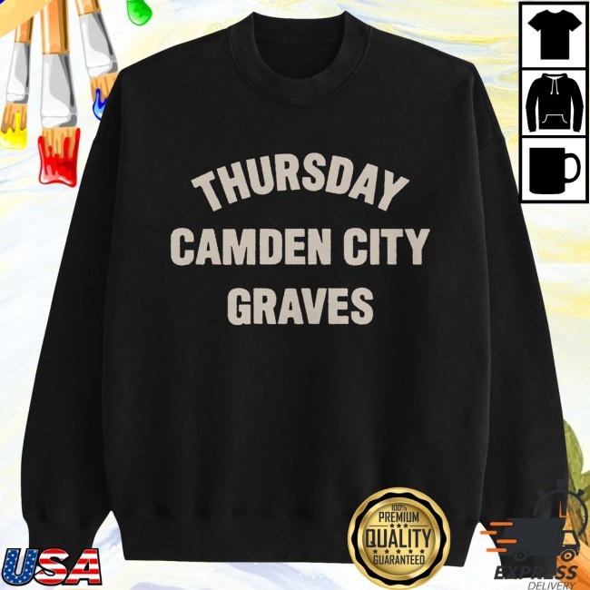 Thursday Band Merch Camden City Graves Sweatshirt